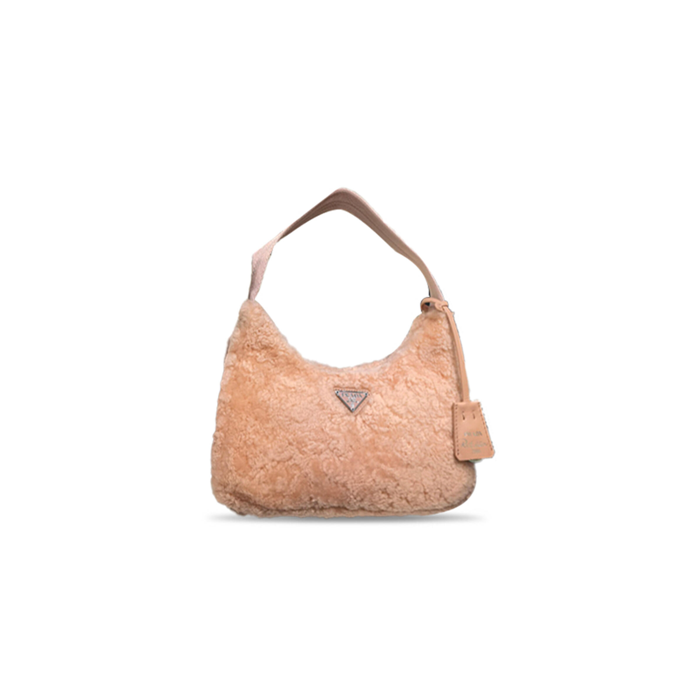 PRADA RE-EDITION 2000 HOBO SHEARLING MINI 1NE515 (23*14*5cm)